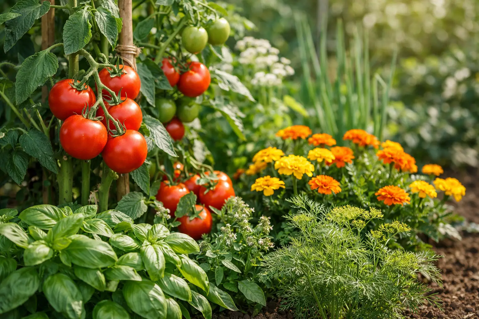12 Best Companion Plants for Tomatoes