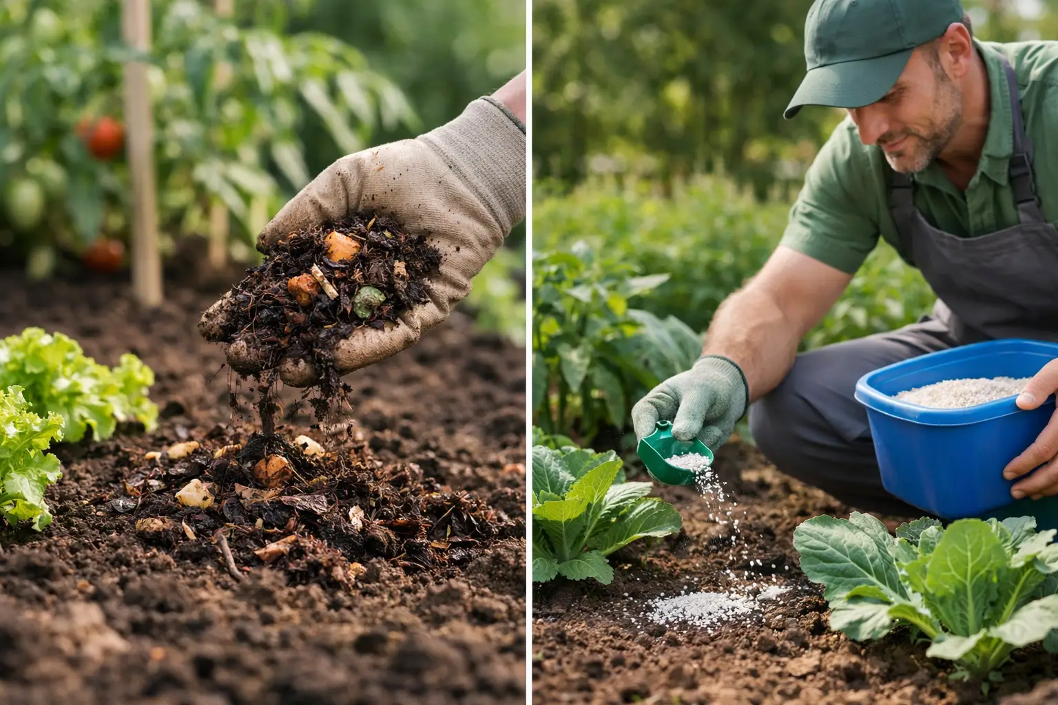 Compost vs Fertilizer for Vegetables