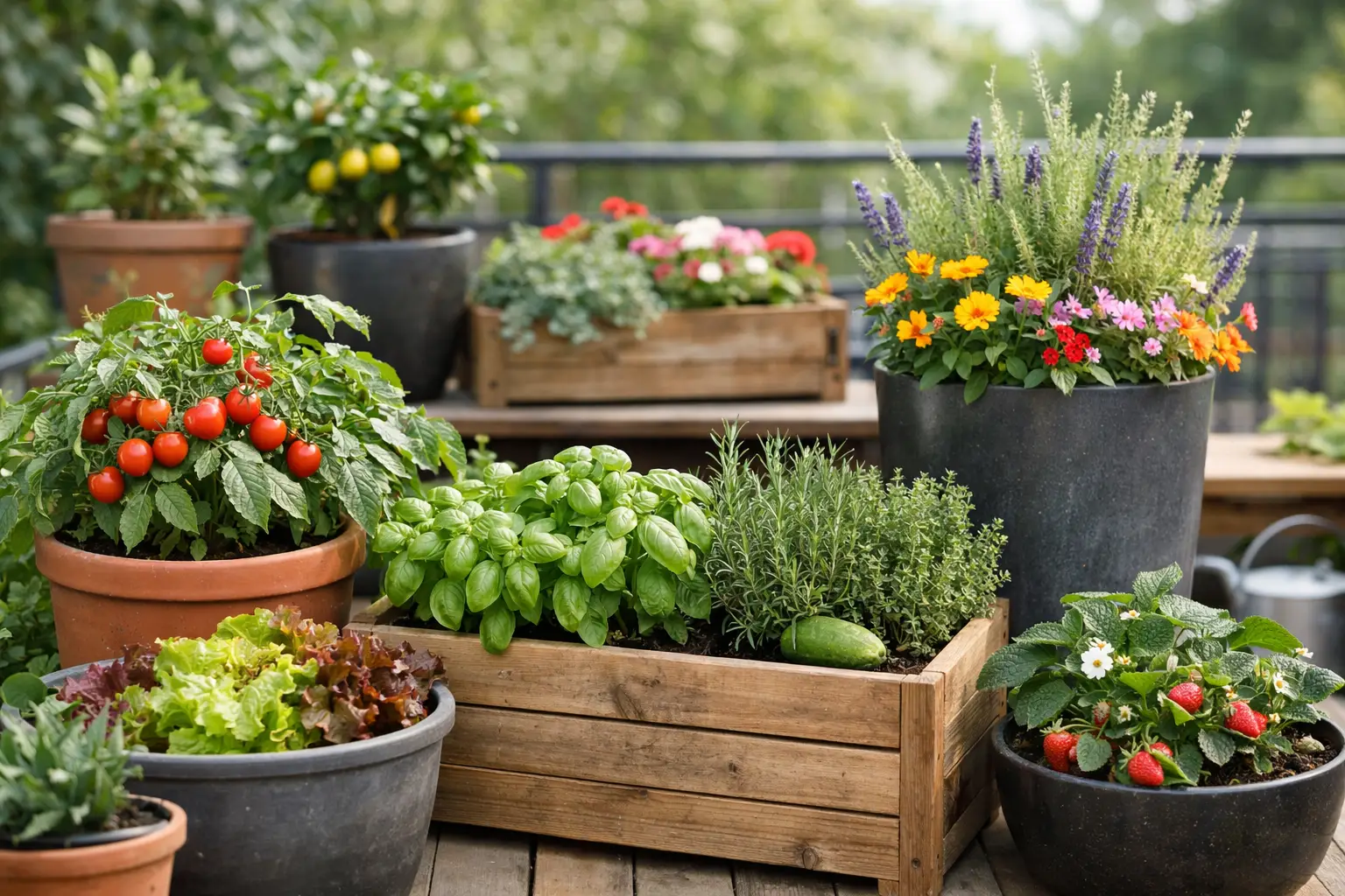 Container Gardening for Small Spaces