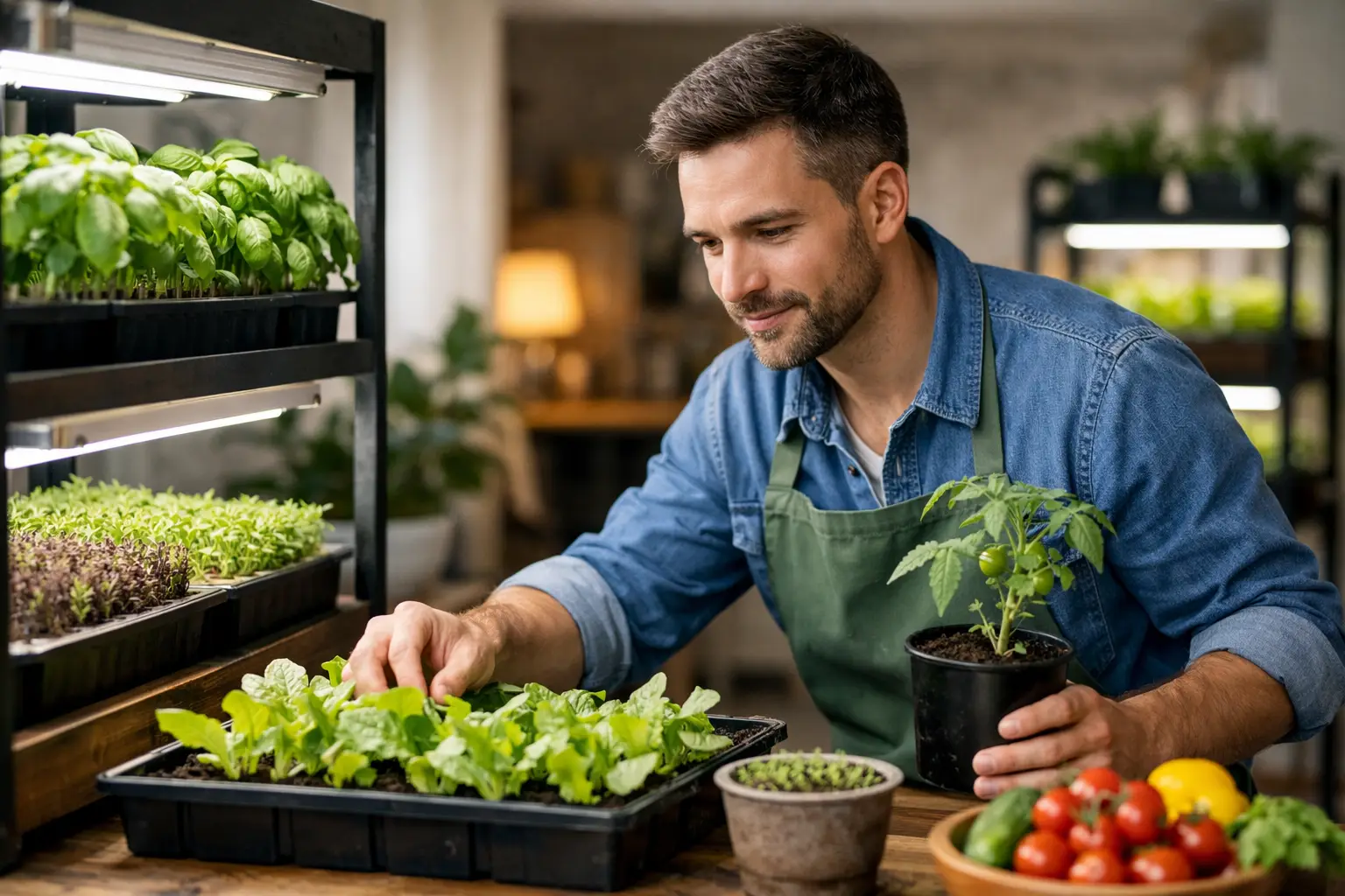 How to Grow Vegetables at Home Indoors