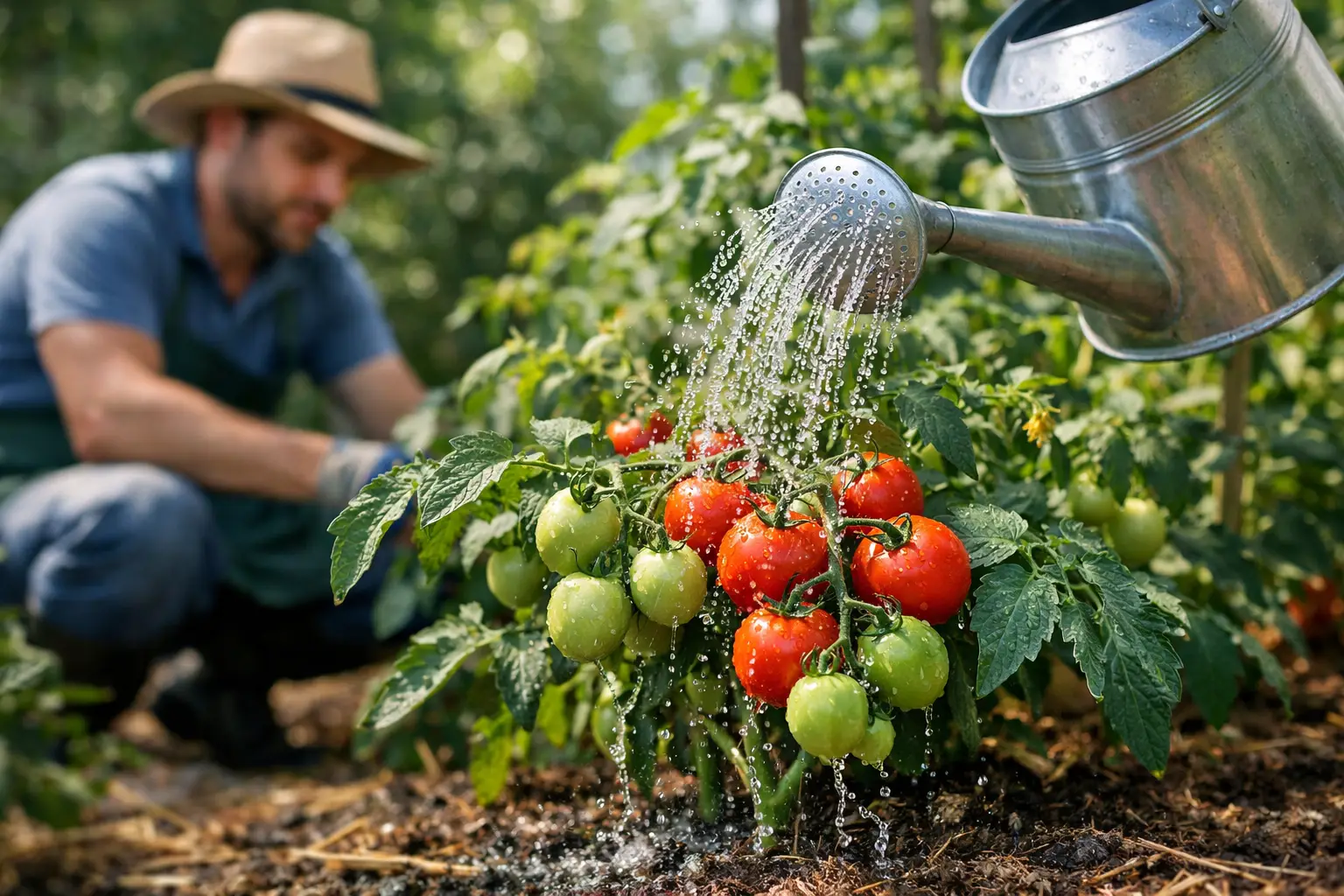 How to Water Tomato Plants the Right Way