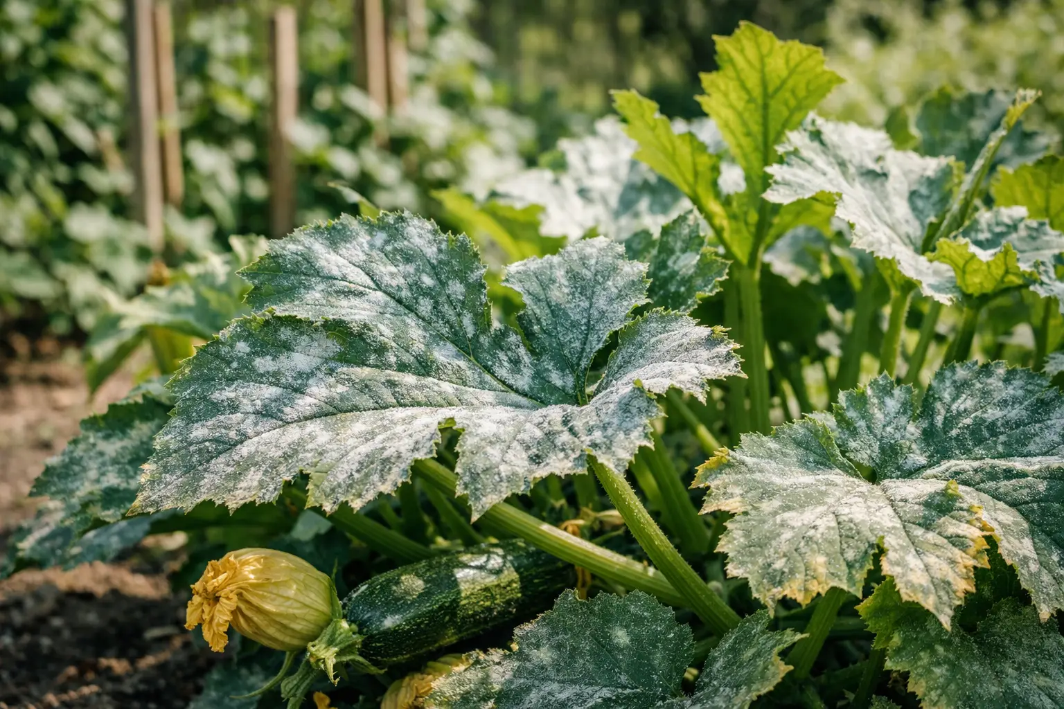 Powdery Mildew on Zucchini Leaves: What to Do