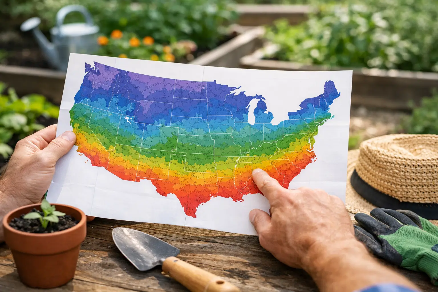 How to Use a USA Planting Zones Map