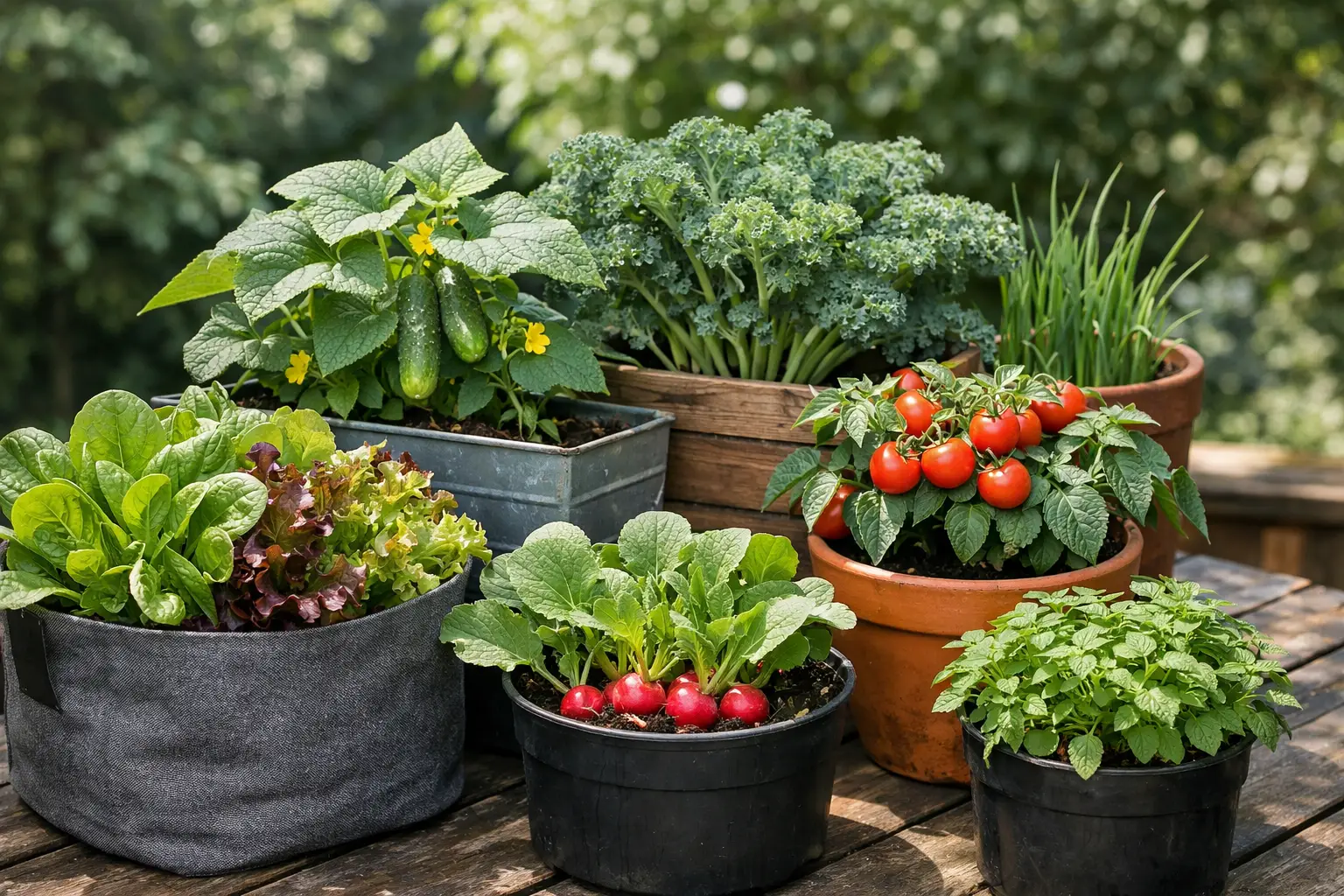 10 Shade Tolerant Container Vegetables