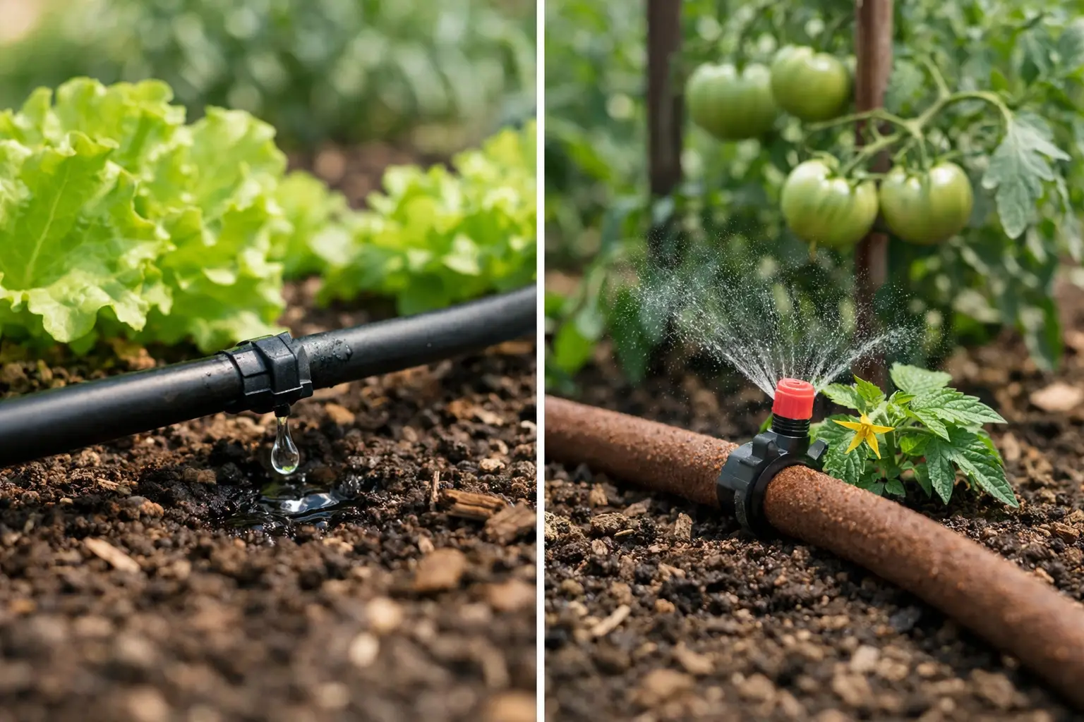 Drip Irrigation Comparison for Home Gardens