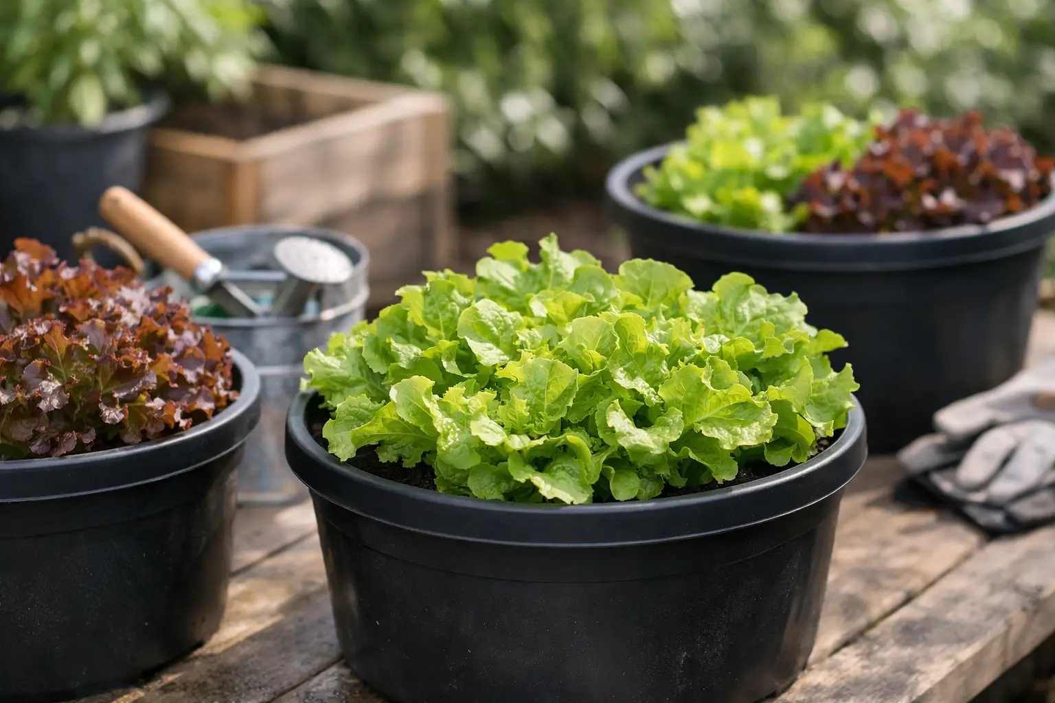 How to Grow Lettuce in Containers