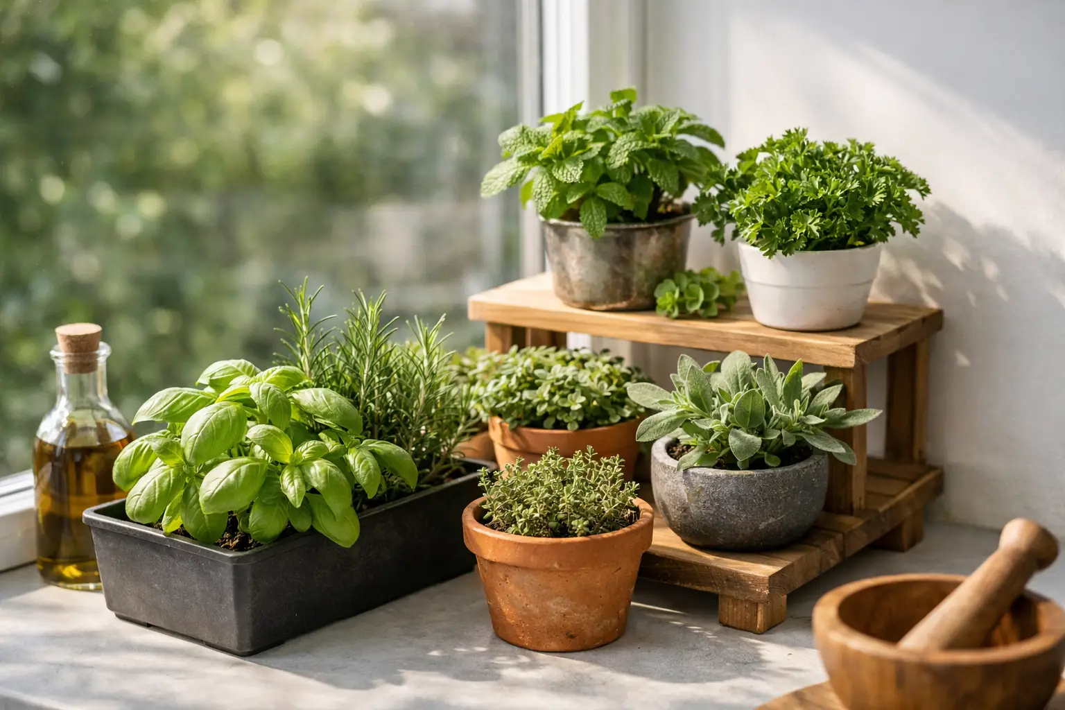 10 Best Herbs for Small Spaces That Thrive
