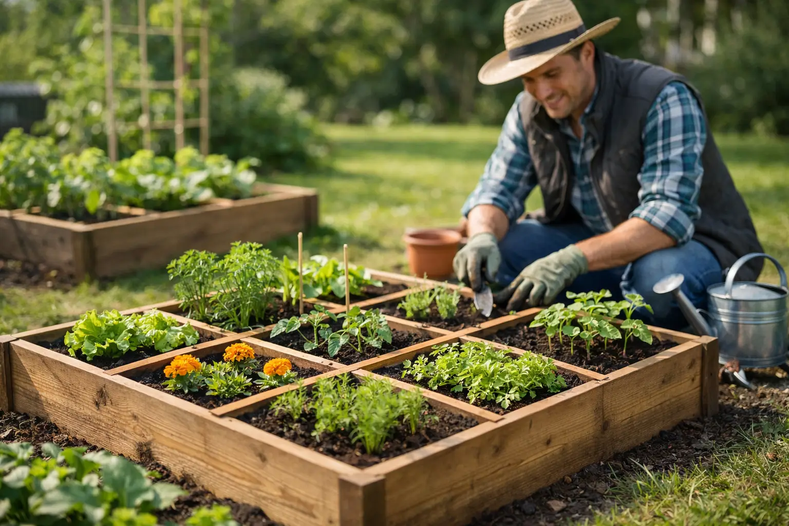 Beginner Guide to Square Foot Gardening