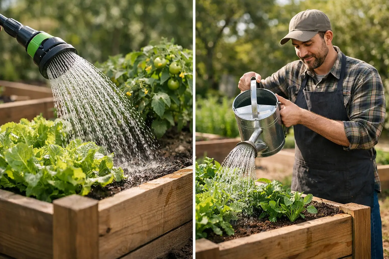 How to Water Raised Beds the Right Way