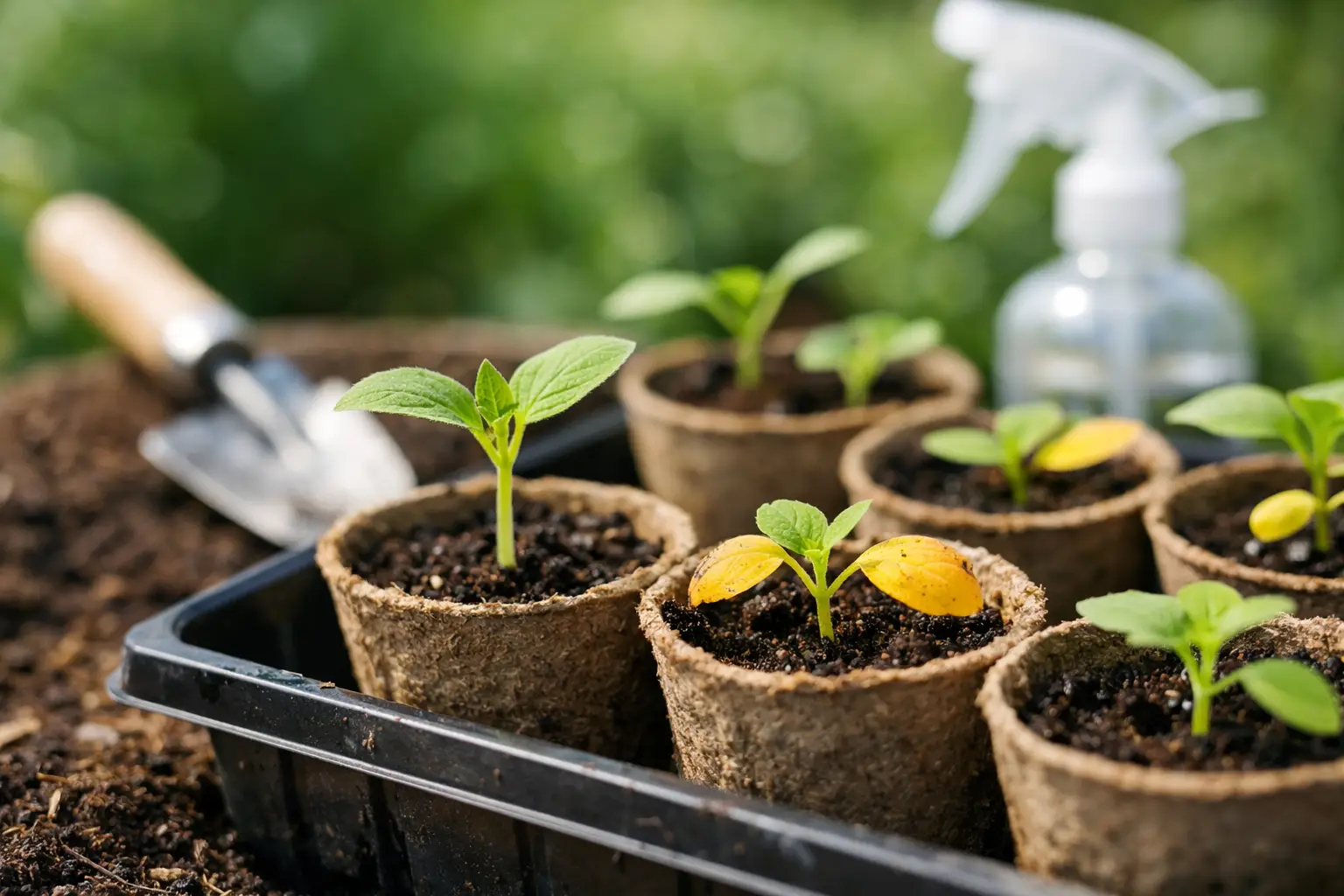 Why Are Seedling Leaves Turning Yellow?