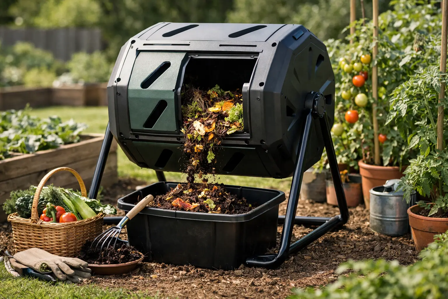 Compost Tumbler Review for Busy Home Gardeners