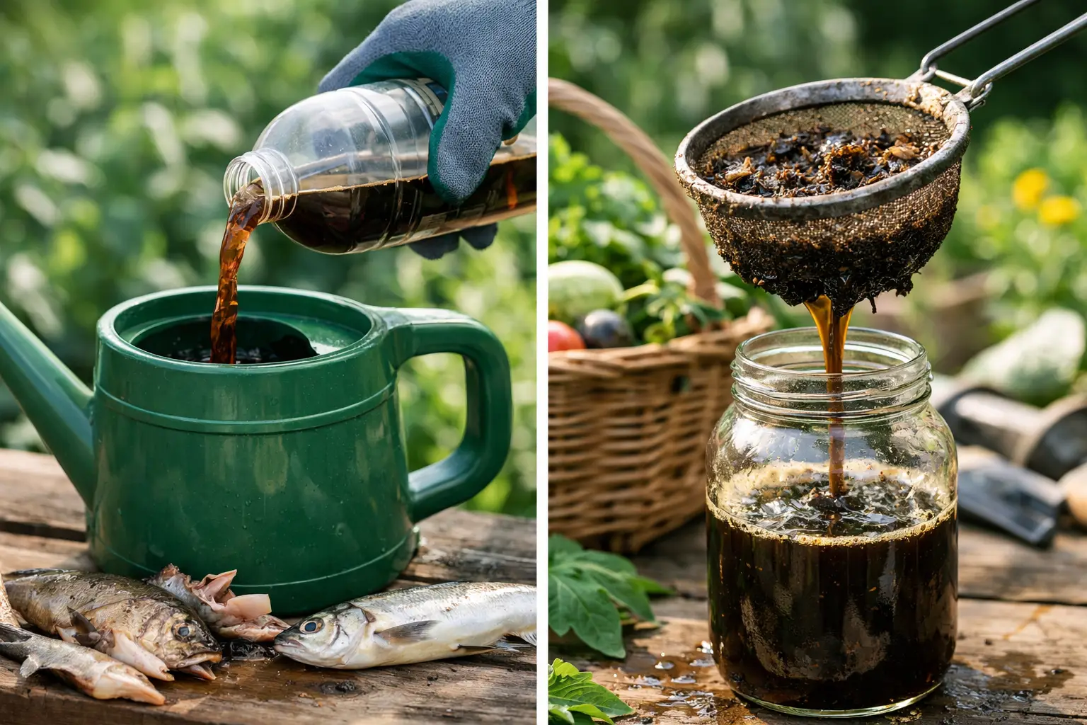 Fish Emulsion vs Compost Tea for Your Garden