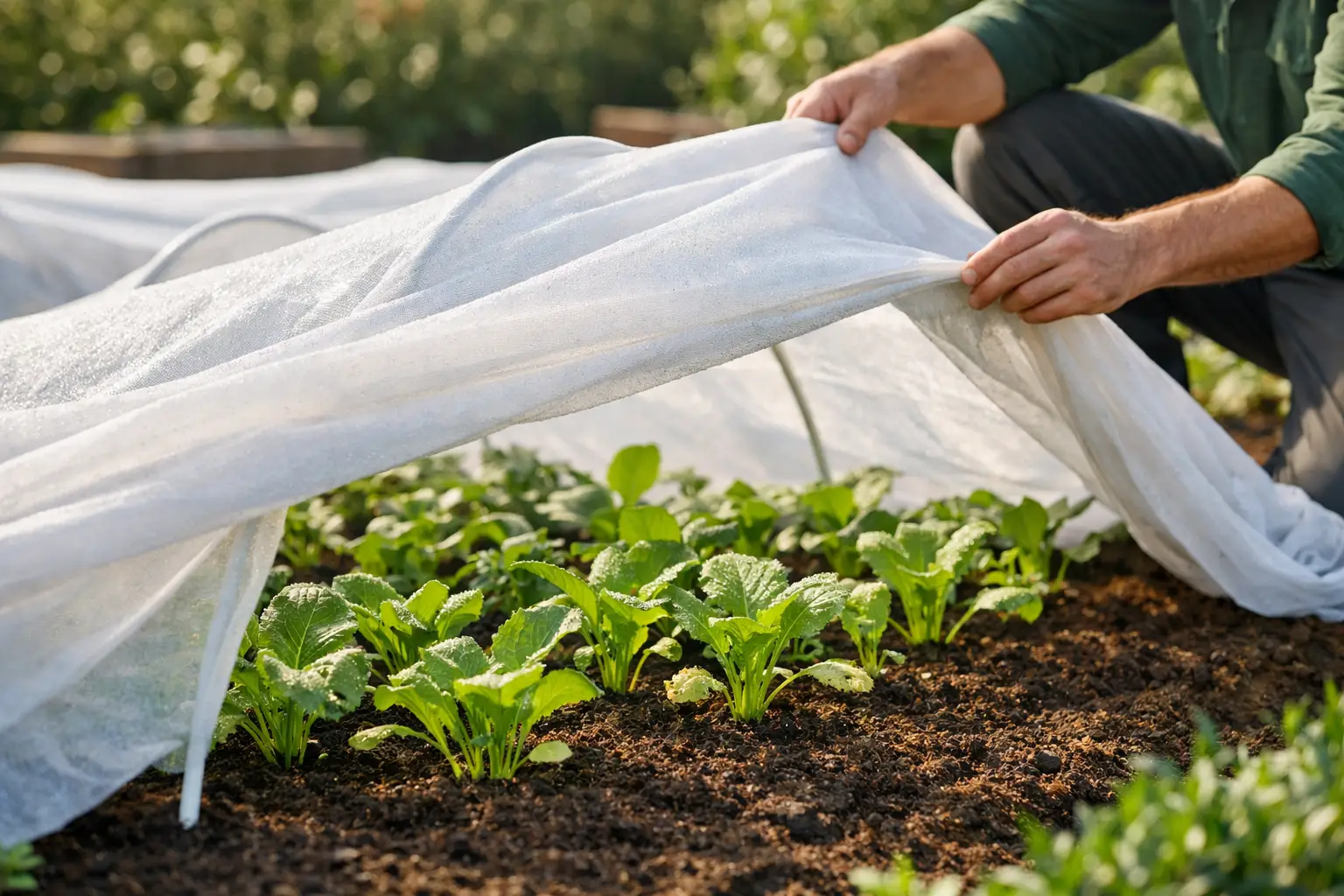 How to Use Row Covers Without Smothering Plants