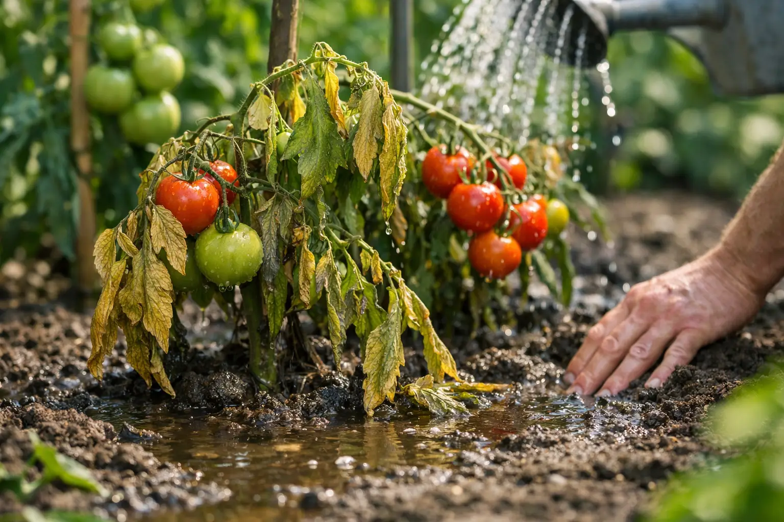 Can You Overwater Tomato Plants? Signs and Fixes