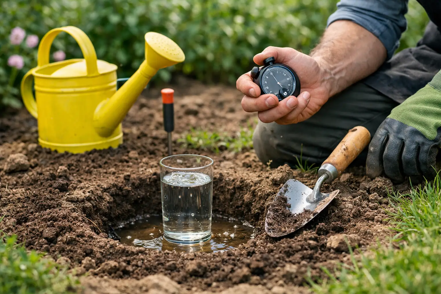 How to Test Garden Drainage Before Planting